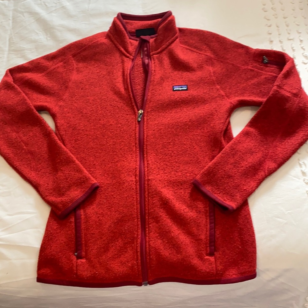 Women's Patagonia Better Sweater Zip-Up (RED)